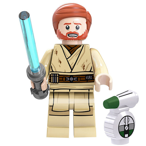 Obi Wan Kenobi Star Wars Minifigure (Lego-Compatible Minifigures) - Premium Lego Star Wars Minifigures - Just $3.99! Shop now at Retro Gaming of Denver