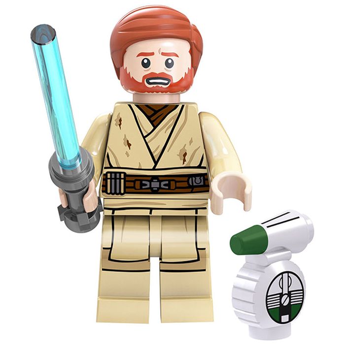 Obi Wan Kenobi Star Wars Minifigure (Lego-Compatible Minifigures) - Just $3.99! Shop now at Retro Gaming of Denver