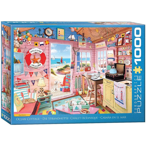 Ocean Cottage 1000 Piece Jigsaw Puzzle Eurographics - for just $19.99! 