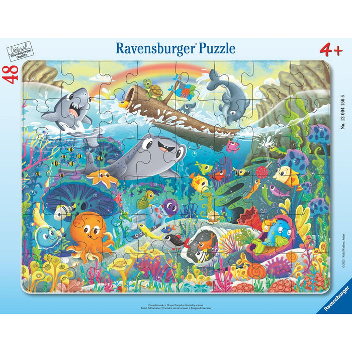 Ocean Friends 48 Piece Tray Jigsaw Puzzle Ravensburger - for just $7.99! 