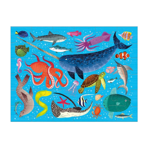 Ocean Life 36 Piece Mini Jigsaw Puzzle Mudpuppy - for just $9.99! 