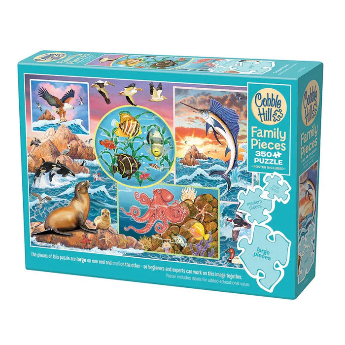 Ocean Magic 350 Piece Family Jigsaw Puzzle Cobble Hill - for just $17.99! 