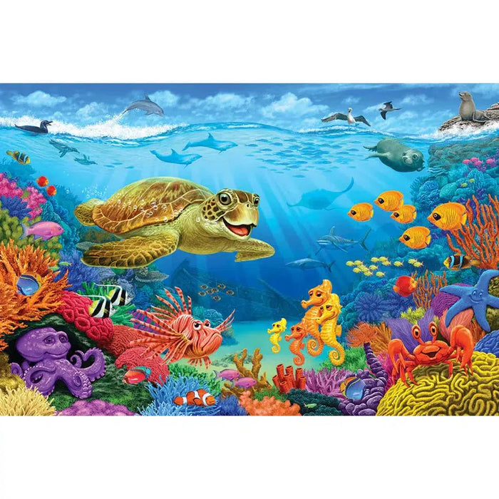 Ocean Reef 36 Piece Floor Jigsaw Puzzle Cobble Hill - for just $19.99! 