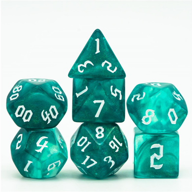 Ocean Elemental RPG Dice Set - for just $10.99! 