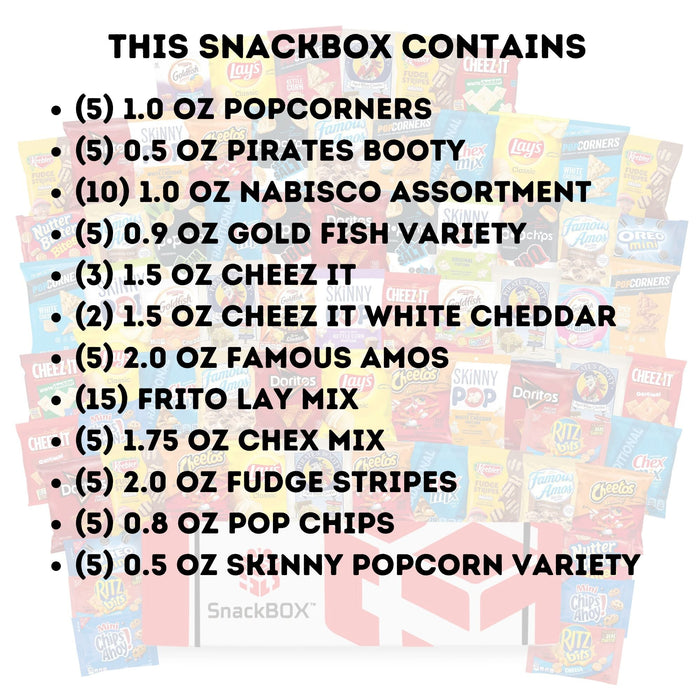 OFFICE CHIPS & COOKIES CATERING VARIETY CARE PACKAGE (70 Snacks) - for just $79.99! 