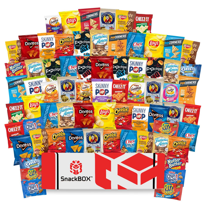 OFFICE CHIPS & COOKIES CATERING VARIETY CARE PACKAGE (70 Snacks) - for just $79.99! 