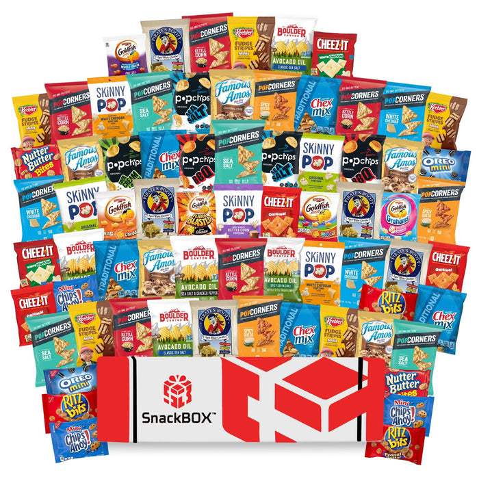 OFFICE CHIPS & COOKIES CATERING VARIETY CARE PACKAGE (70 Snacks) - for just $79.99! 
