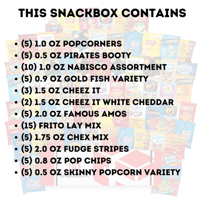 OFFICE CHIPS & COOKIES CATERING VARIETY CARE PACKAGE (70 Snacks) - for just $79.99! 
