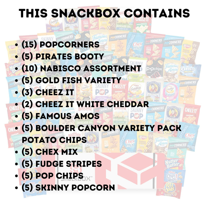 OFFICE CHIPS & COOKIES CATERING VARIETY CARE PACKAGE (70 Snacks) - for just $79.99! 