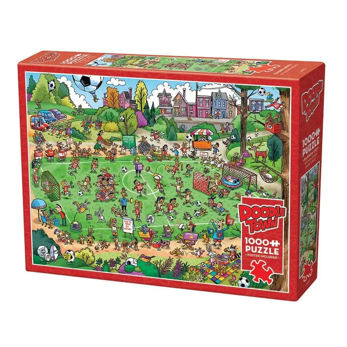 Offside Antics 1000 Piece Jigsaw Puzzle Cobble Hill - for just $19.99! 