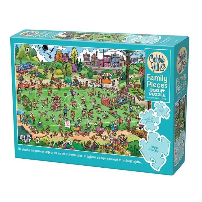 Offside Antics 350 Piece Family Jigsaw Puzzle Cobble Hill - for just $17.99! 