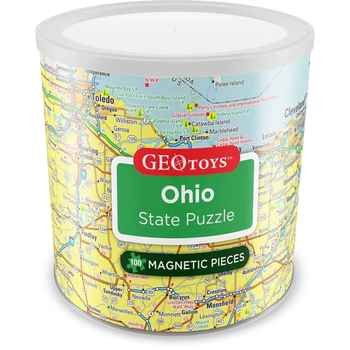 Ohio State 100 Piece Magnetic Jigsaw Puzzle Geotoys - for just $11.99! 