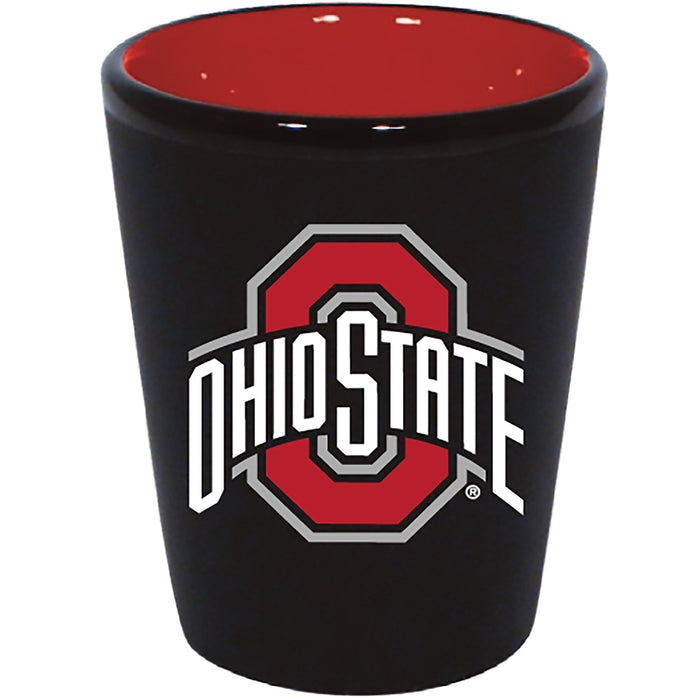 Ohio State Buckeyes Matte Black/Inner Color Shot Glass - for just $9.99! 
