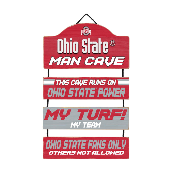 Ohio State Buckeyes Wooden Man Cave Sign - for just $29.99! 