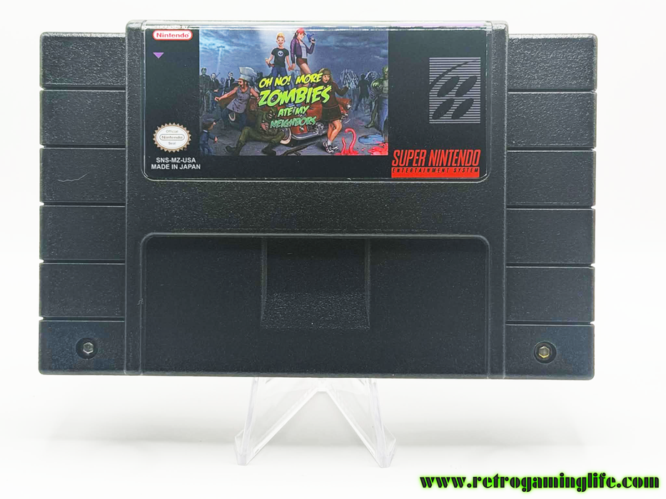 Oh No! More Zombies Ate My Neighbors – SNES Reproduction Cartridge - for just $29.99! 