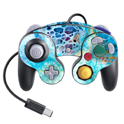 Nintendo Game Cube Controller Super Smash Bros Oil Paint Series Skins - for just $14! 