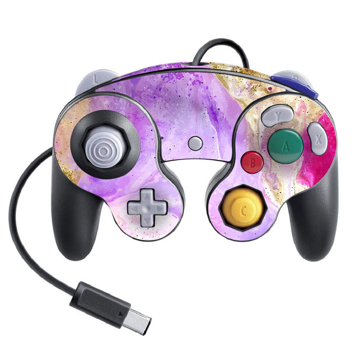 Nintendo Game Cube Controller Super Smash Bros Oil Paint Series Skins - for just $14! 