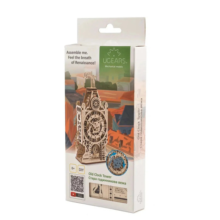 Old Clock Tower 3D Wood Model Kit UGEARS - for just $14.99! 