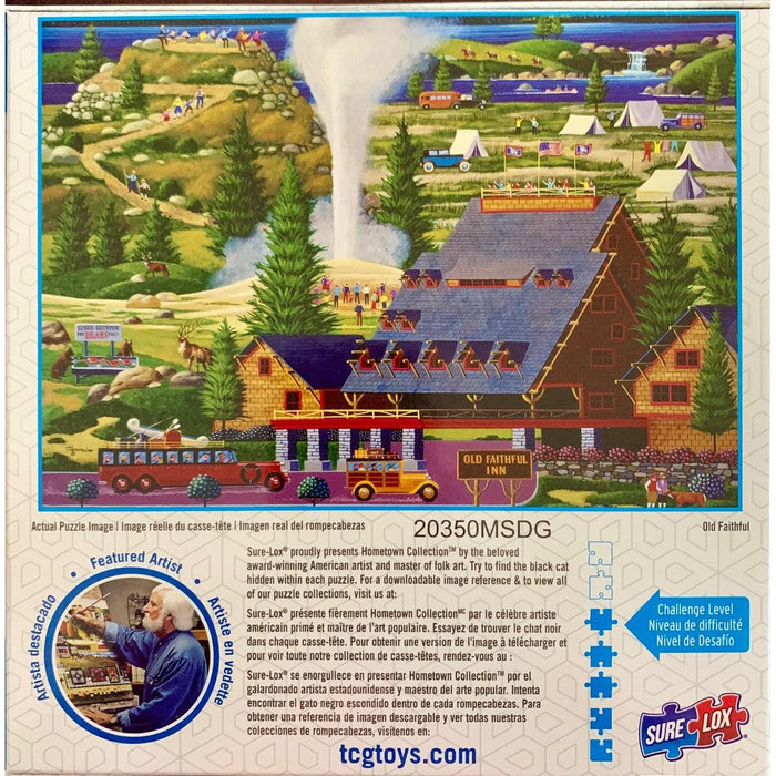 Old Faithful Hometown Collection 1000 Piece Jigsaw Puzzle Sure Lox - for just $14.99! 