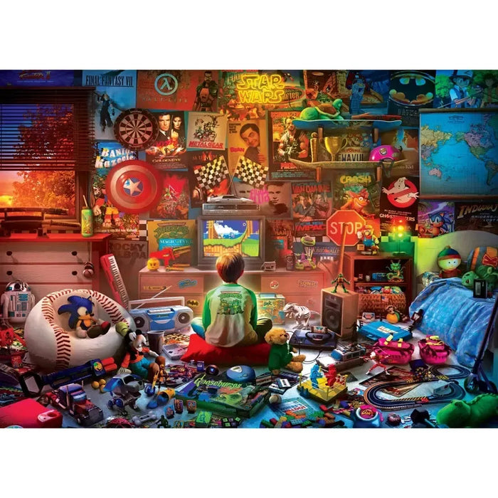 Old School Play Back in Time 1000 Piece Jigsaw Puzzle MasterPieces - for just $17.99! 