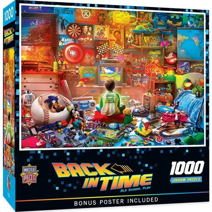 Old School Play Back in Time 1000 Piece Jigsaw Puzzle MasterPieces - for just $17.99! 