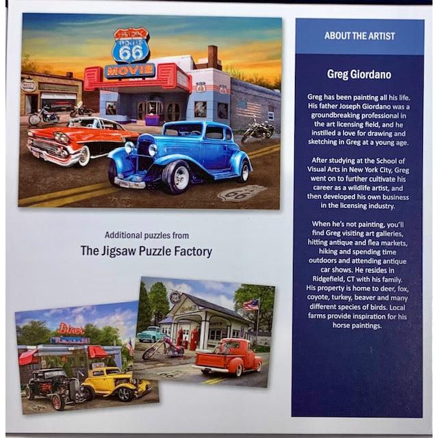 Old Time Movie Nostalgic America 500 Piece Jigsaw Puzzle Leap Year - for just $14.99! 