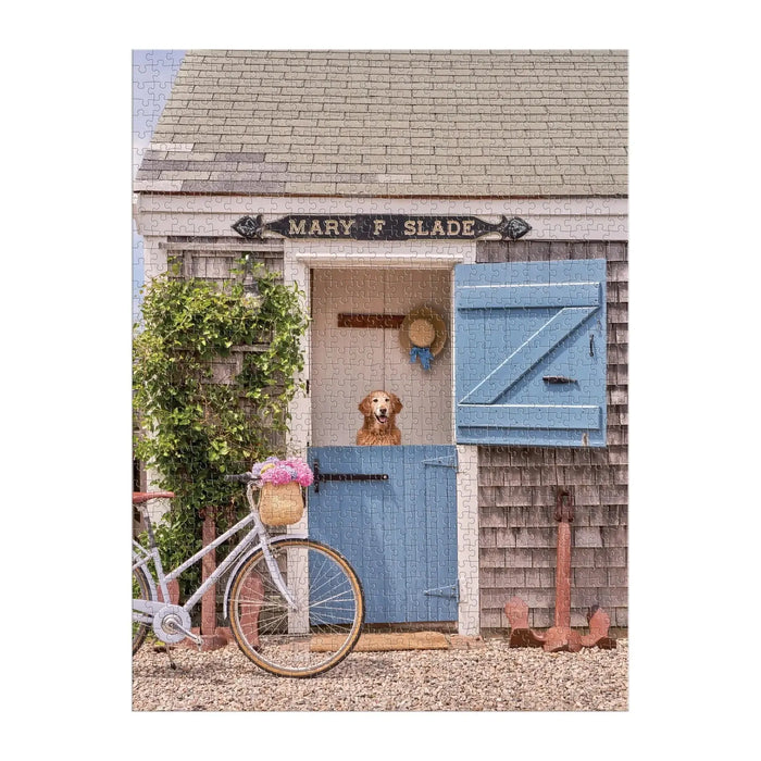 Old Wharf Cottage Nantucket 1000 Piece Jigsaw Puzzle Galison - for just $29.99! 