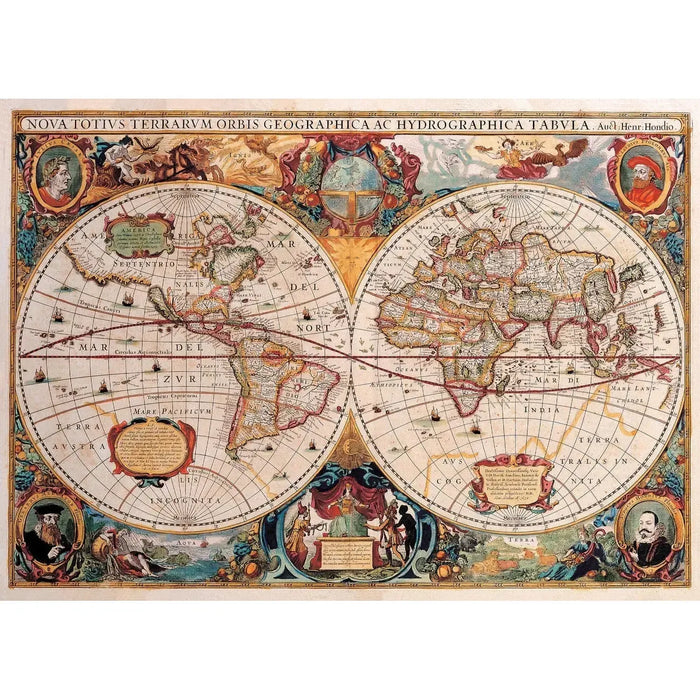 Old World Map 1000 Piece Jigsaw Puzzle Peter Pauper - for just $19.99! 