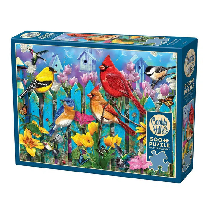 On the Fence 500 Piece Jigsaw Puzzle Cobble Hill - for just $17.99! 