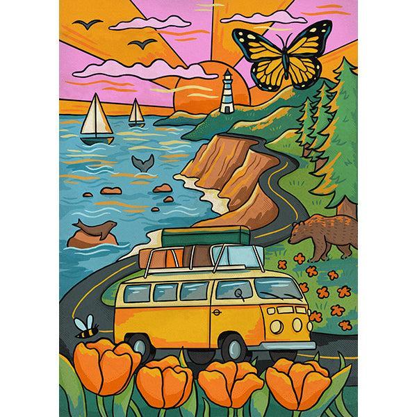 On the Road 500 Piece Jigsaw Puzzle Holiyay - for just $24.99! 