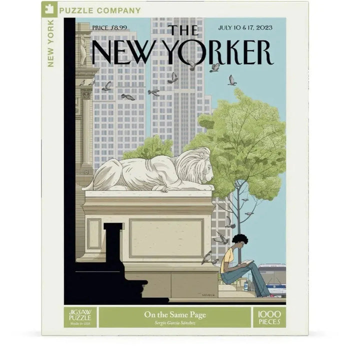 On the Same Page 1000 Piece Jigsaw Puzzle NYPC - for just $24.99! 