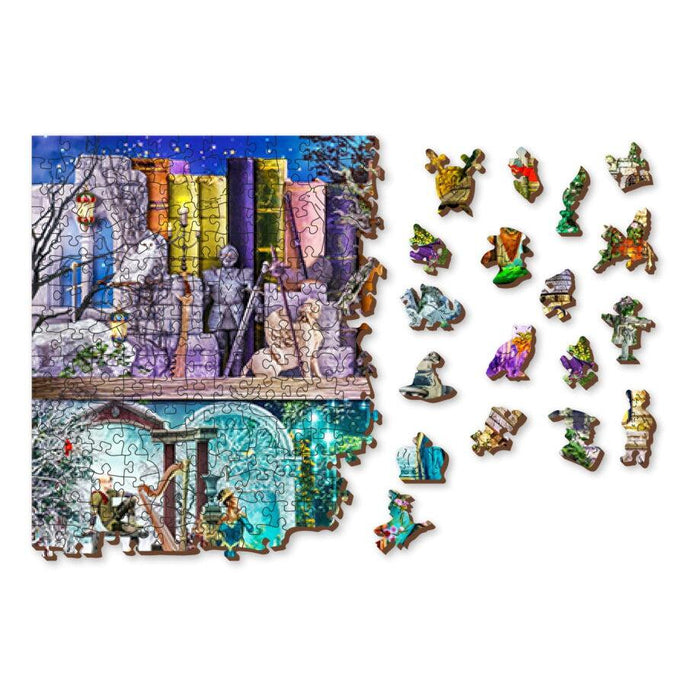 Once Upon a Fairytale 2000 Piece Wood Jigsaw Puzzle Wooden City - for just $79.99! 