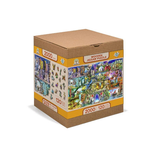 Once Upon a Fairytale 2000 Piece Wood Jigsaw Puzzle Wooden City - for just $79.99! 