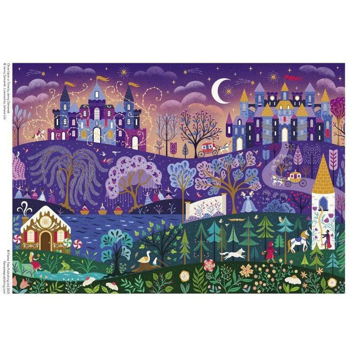 Once Upon a Time by Jenny Zemanek 1000 Piece Jigsaw Puzzle Flame Tree - for just $19.99! 