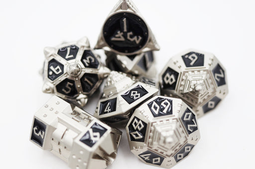 Dice 51: Onyx Ethers - Metal RPG Dice Set - for just $44.99! 