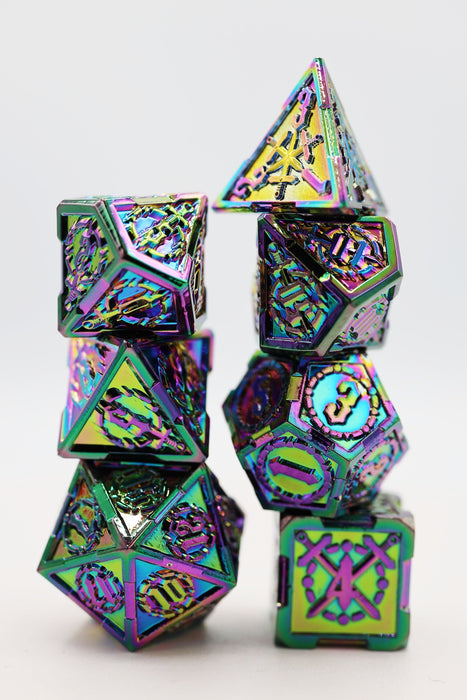 Crossed Swords: Opal Mined Sword - Metal RPG Dice Set - for just $44.99! 