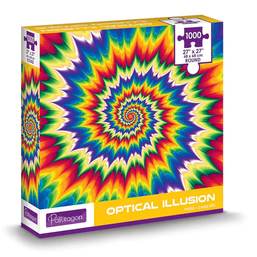 Optical Illusion 1000 Piece Round Jigsaw Puzzle Parragon - for just $23.99! 