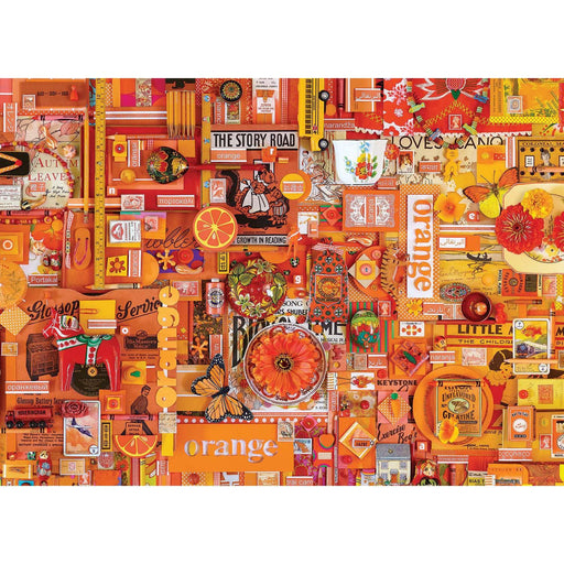 Orange 1000 Piece Jigsaw Puzzle Cobble Hill - for just $19.99! 