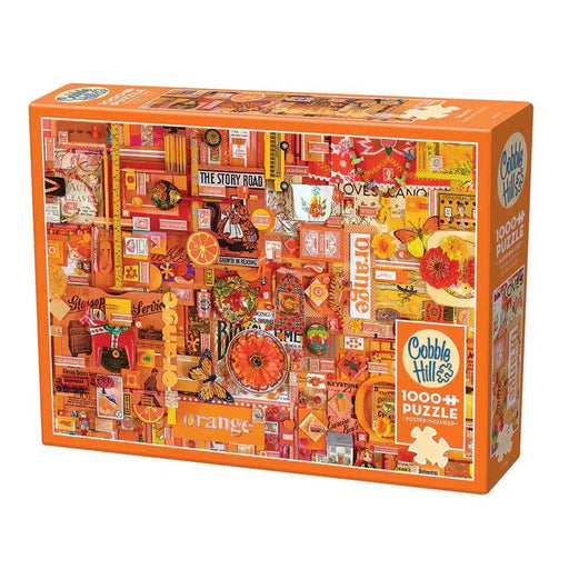 Orange 1000 Piece Jigsaw Puzzle Cobble Hill - for just $19.99! 