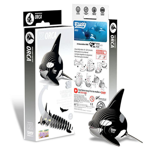 Orca 3D Cardboard Model Kit Eugy - for just $11.99! 