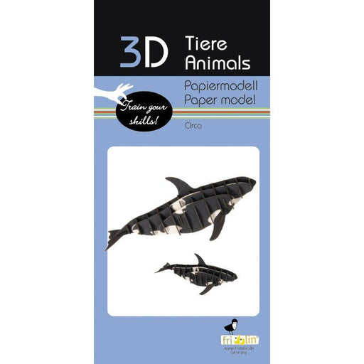 Orca 3D Cardboard Model Kit Fridolin - for just $5.99! 