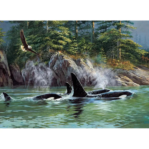 Orcas 1000 Piece Jigsaw Puzzle Cobble Hill - for just $19.99! 