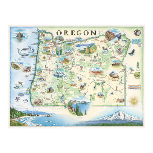 Oregon 1000 Piece Jigsaw Puzzle Xplorer Maps - for just $24.99! 