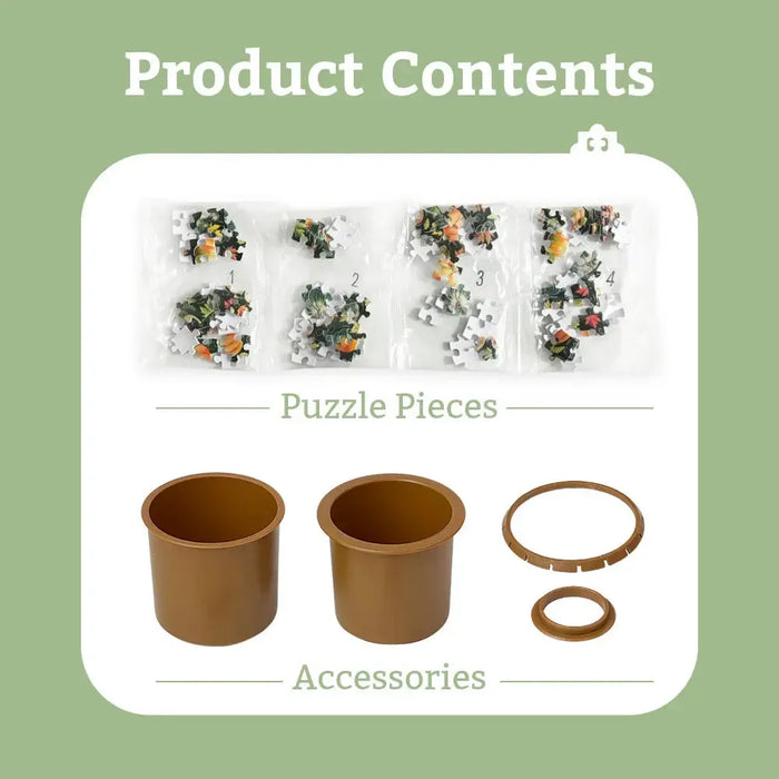 Oriental Birds & Flowers Planter 80 Piece 3D Plastic Jigsaw Puzzle PieceRelax - for just $21.99! 