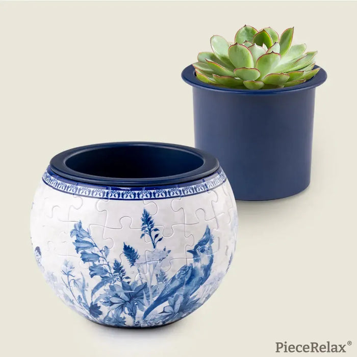 Oriental Birds & Flowers Planter 80 Piece 3D Plastic Jigsaw Puzzle PieceRelax - for just $21.99! 