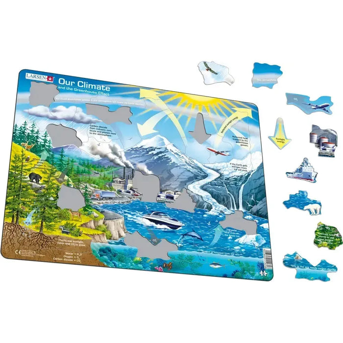 Our Climate & the Greenhouse Effect 69 Piece Tray Jigsaw Puzzle Larsen - for just $11.99! 