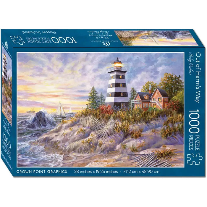 Out of Harm's Way 1000 Piece Soft Touch Jigsaw Puzzle Crown Point - for just $19.99! 