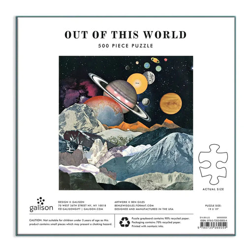 Out of this World 500 Piece Jigsaw Puzzle Galison - for just $17.99! 