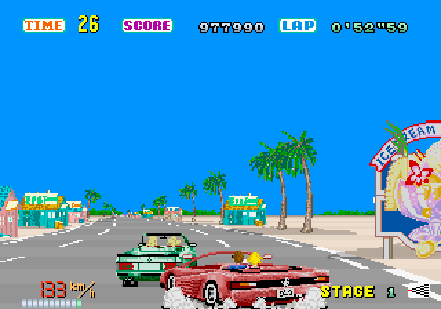 Outrun Sega Genesis Mega Drive Video Game Cartridge - for just $19.99! 