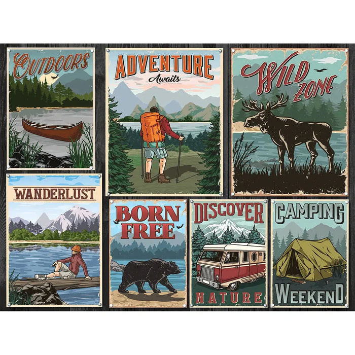 Outdoor Adventure 500 Piece Double-Sided Jigsaw Puzzle Parragon - for just $19.99! 